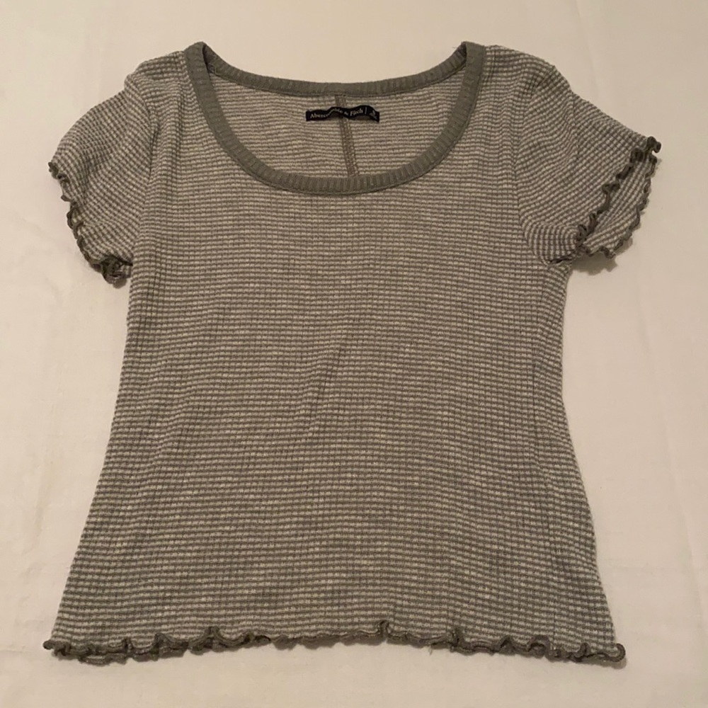 Abercrombie Ruffle Detailed Top